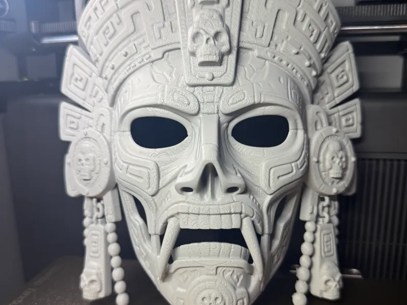 Aztec Inspired Skull Warrior Mask