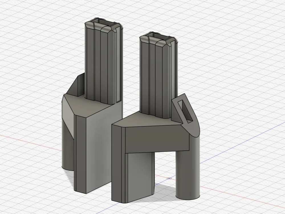 Fiat Panda II Trunk Shelf Hinge Hooks by MakerWorld