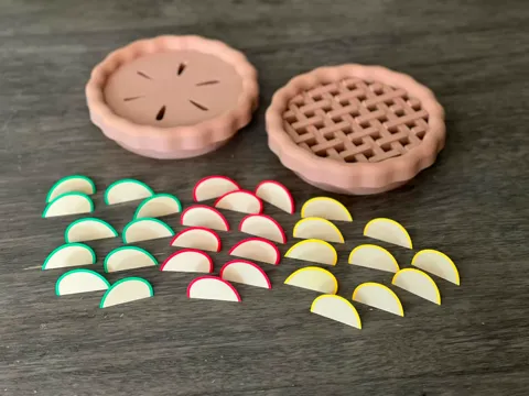 Letrero o emblema decorativo: Apple Pie Play Set – Fill, Slice & Serve! — referencia de MakerWorld