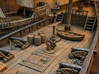 DnD Pirate Ship or Galleon terrain miniatures
