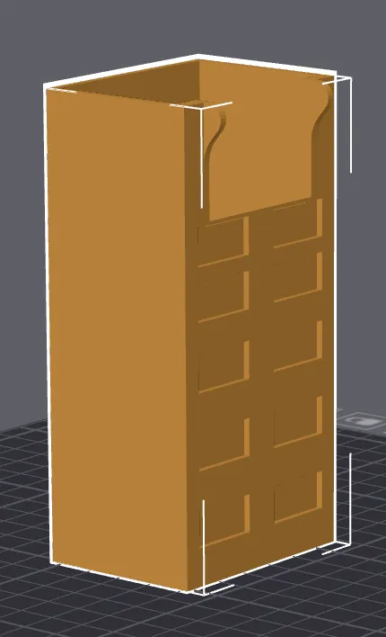 Bambu lab P1P/P1S/X1C Small Poop Chute with Magnets