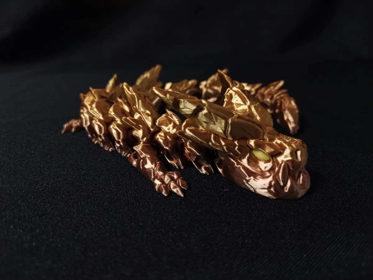 The Wanderer, Articulated Mountain Dragon - Free 3D Print Model ...