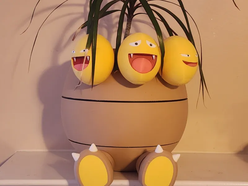 Exeggutor Planter with built in drip tray, No AMS