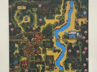 Stardew Valley Pelican Town HueForge