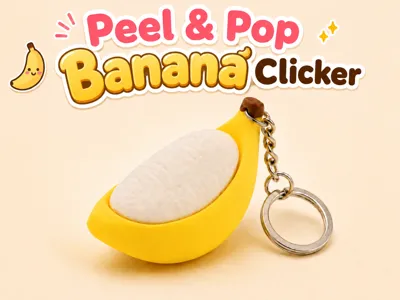 Peel & Pop Banana Clicker