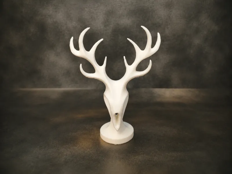 Minimalist Deer Skull Bust