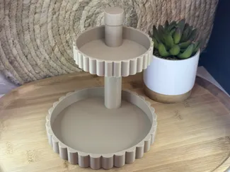 Modern Two-Tier Tray | Minimalist Home Decor