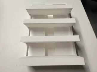 Connected holder for four phones