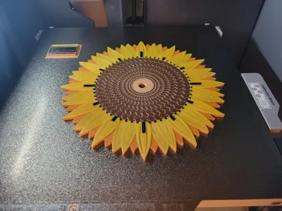 Sunflower Clock