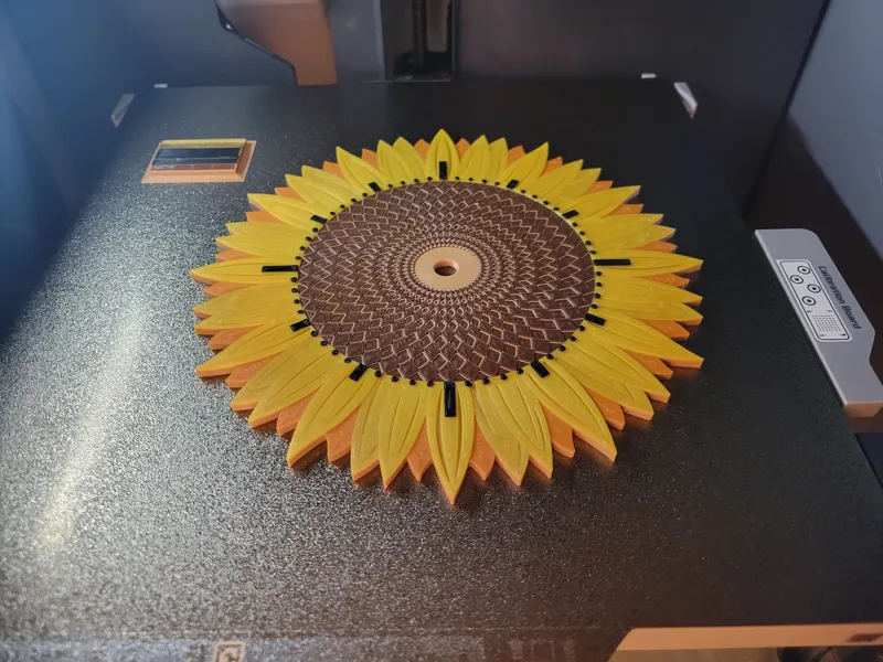 Sunflower Clock