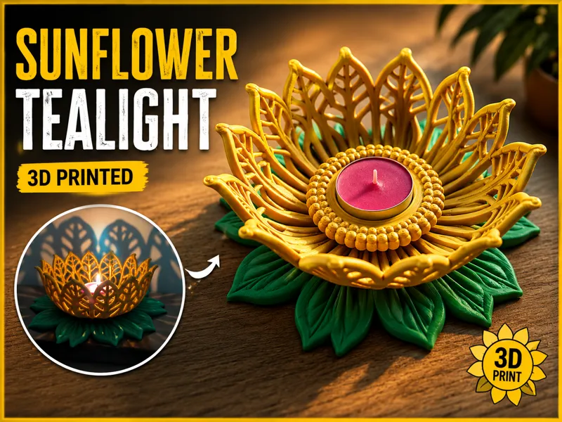Sunflower Tea light
