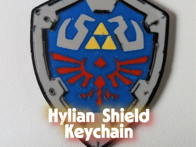 Hylian Shield Keychain - Legend of Zelda
