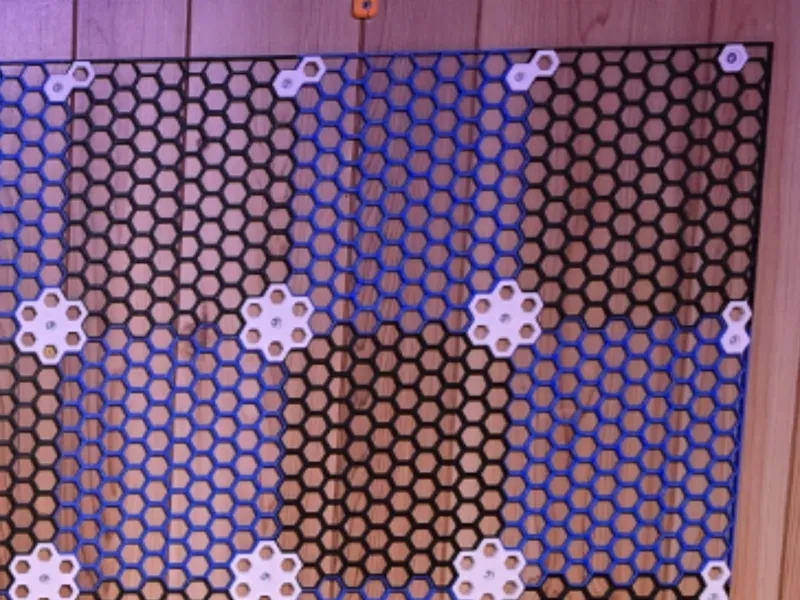 Honeycomb wall mount storage (fit for Bambulab)