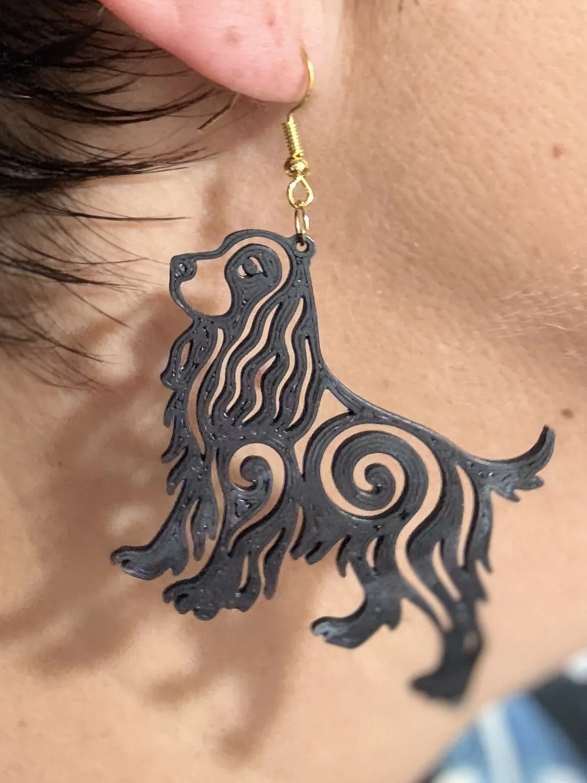 Boucles d'Oreilles Cocker Anglais view 3