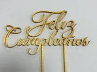Décoration de gâteau « Feliz Cumpleaños » — photo 2