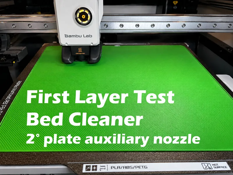 First layer test A1 A1mini P1 X1 P2S X2D H2