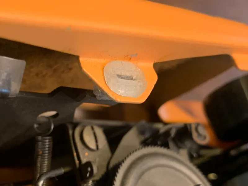 Hermes Baby Typewriter Alignment Bumper (post '64)