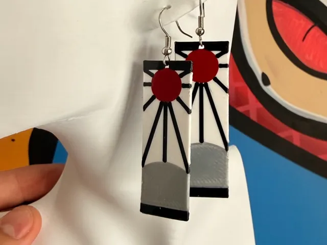 Tanjiro Kamado’s earrings – inspired Demon Slayer