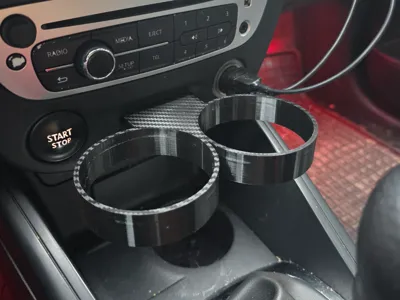 Megane 3 double cup holder