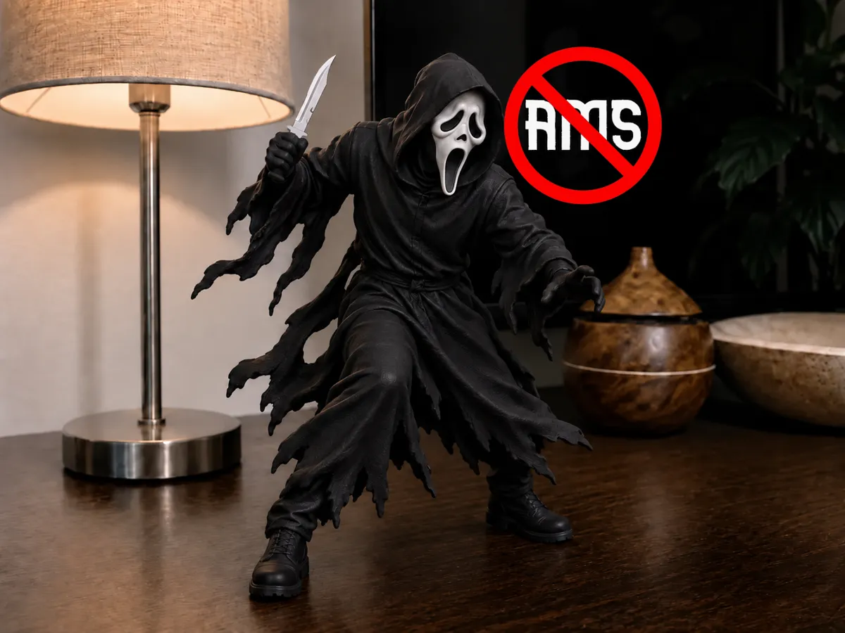 Ghostface NO AMS - Assault in the Night - Free 3D Print Model - MakerWorld