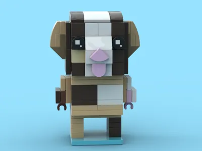 LEGOs Guinea Pig Brickheadz ( Colored Version 2)