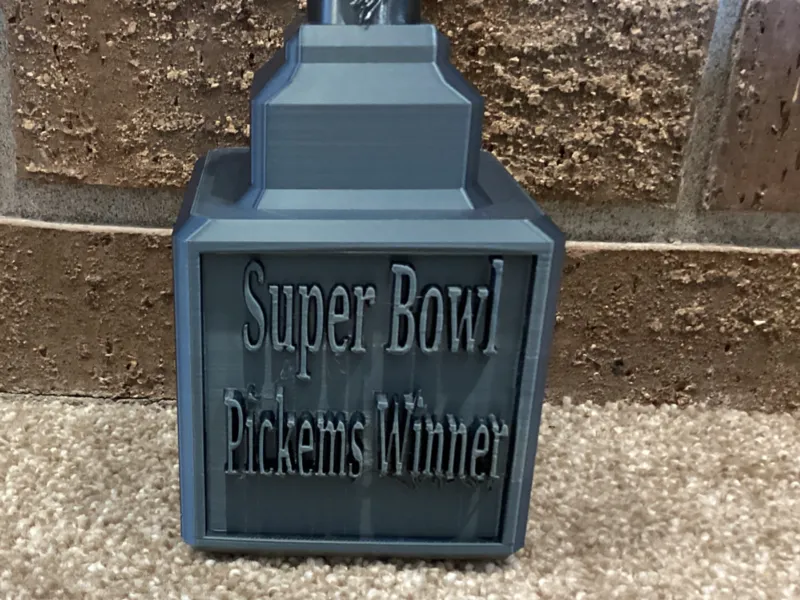 Super bowl pickems trophy