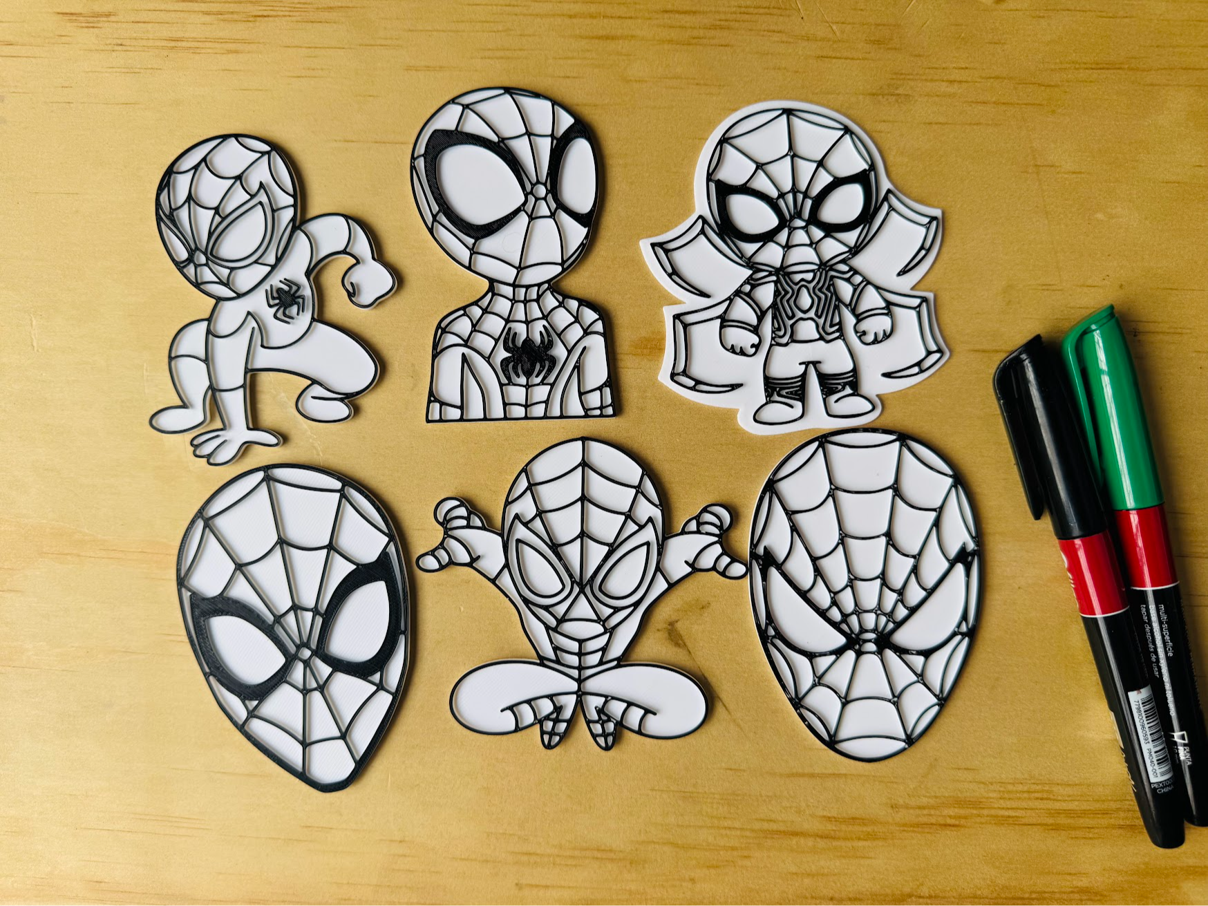 pack de manualidades para colorear spiderman - 1