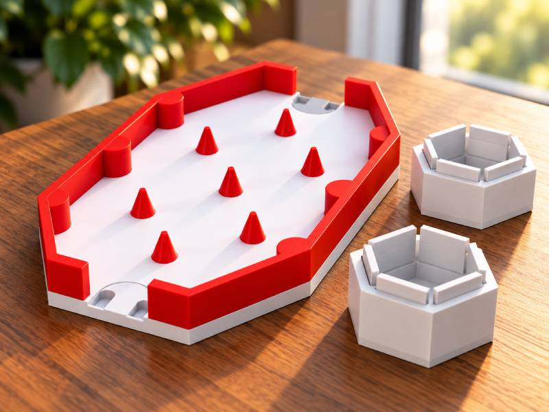Gravitrax pinball - 10º incline 3D model