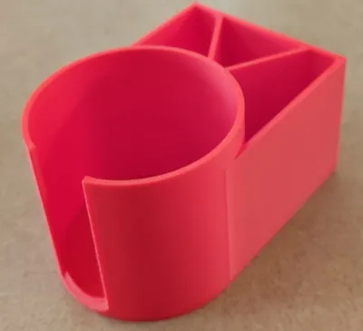 Cotton pad, tips holder and makeup organizer