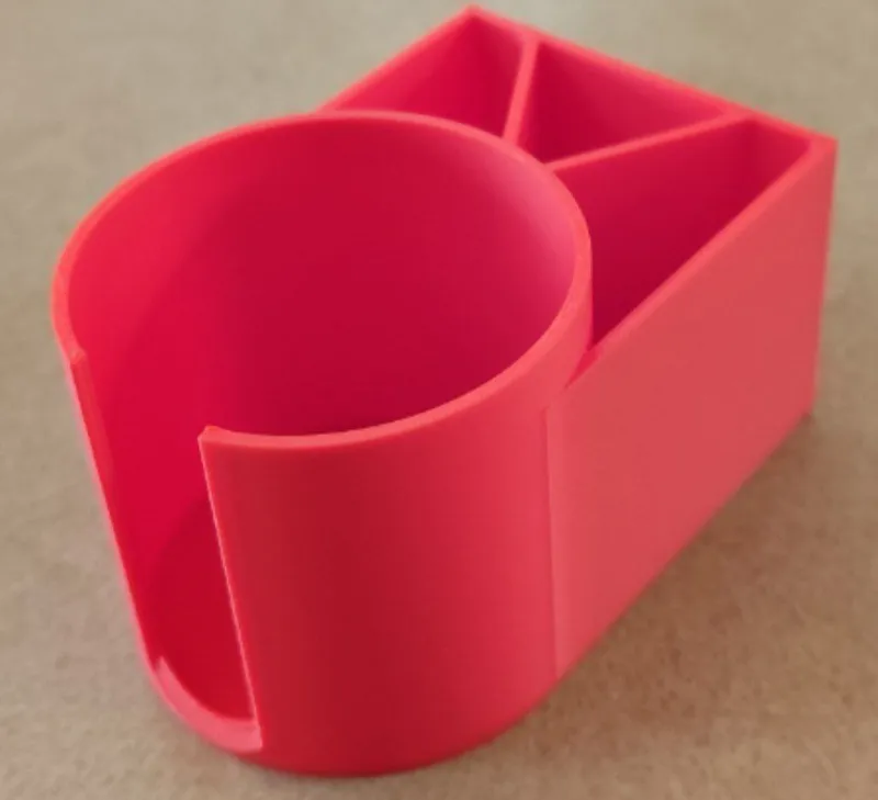 Cotton pad, tips holder and makeup organizer