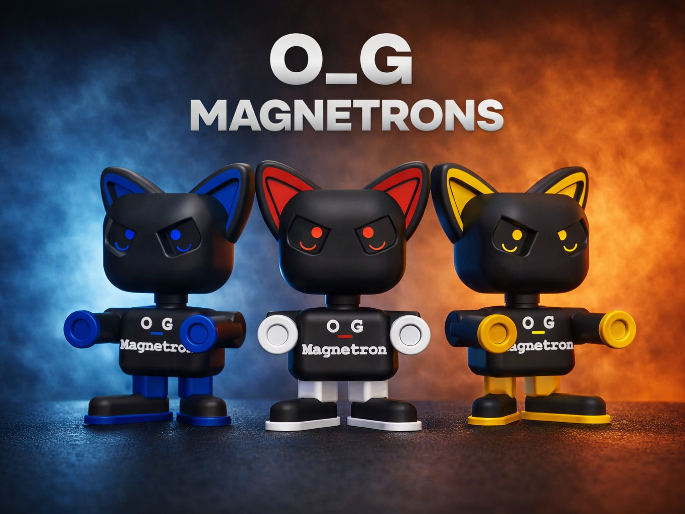 O_G Magnetron Origin – Magnetische Chibi-Roboter