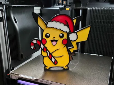 Holiday Pikachu Wall Decor (No AMS needed)