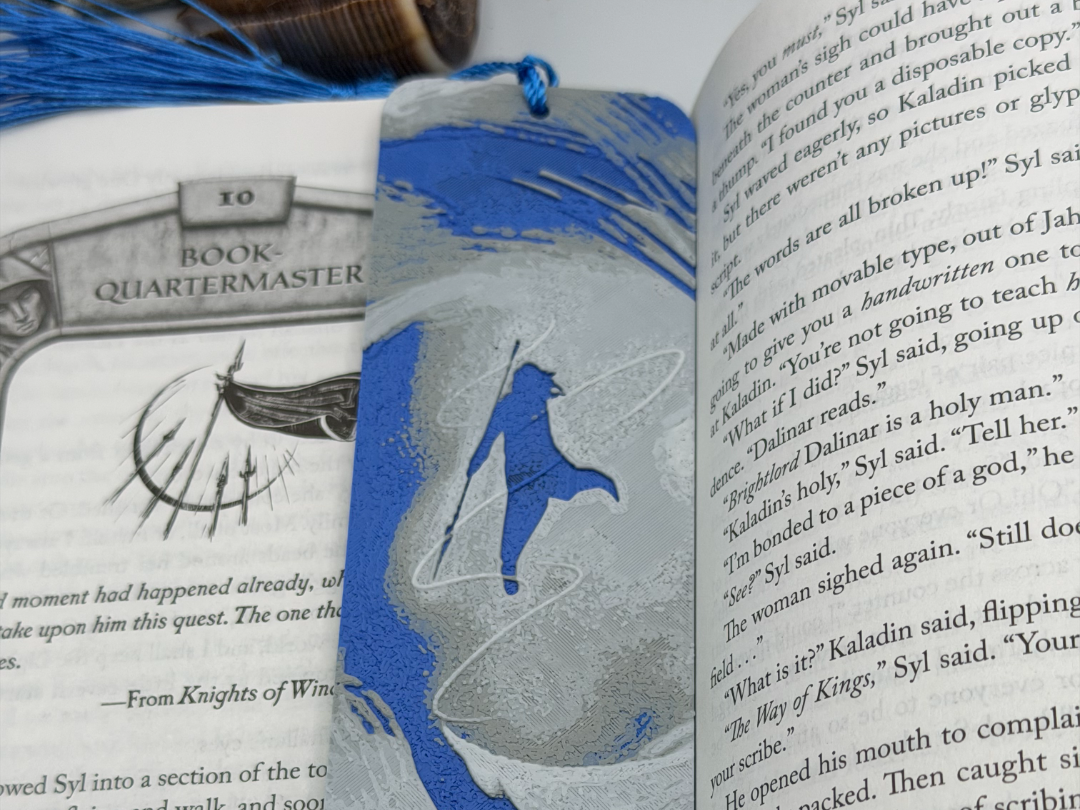 Kaladin Stormblessed HueForge Bookmark