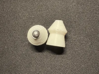 pointed .50Cal Diabolo Adaptor for 4,5mm Diabolos 