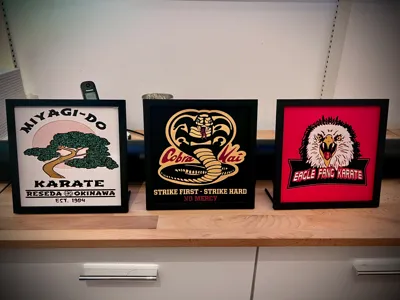 Cobra Kai Hue Forge - Cobra Kai, Miyagi-Do, Eagle Fang