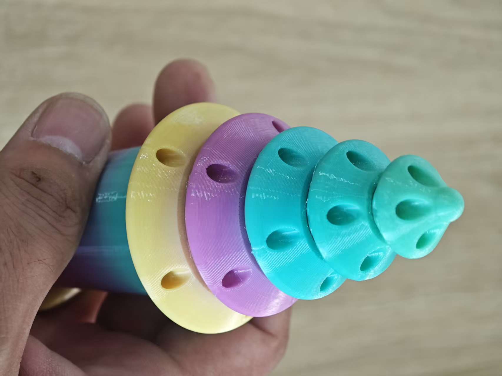 Miniatura 3 do modelo 3D 青云伸缩剑宝塔形状（祝你步步高升，平步青云）