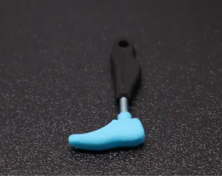 Prosthetic leg keychain