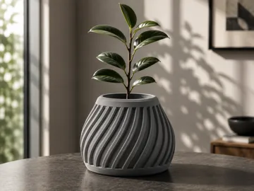 Maceta decorativa: Twisted Rib Vase | Planter | 4 Sizes — vista de referencia 2