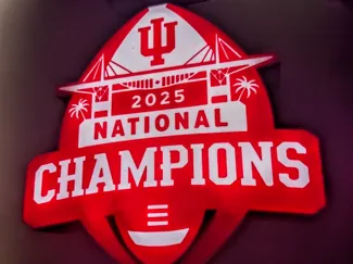 Indiana Hoosiers 2025 National Champions Lightbox