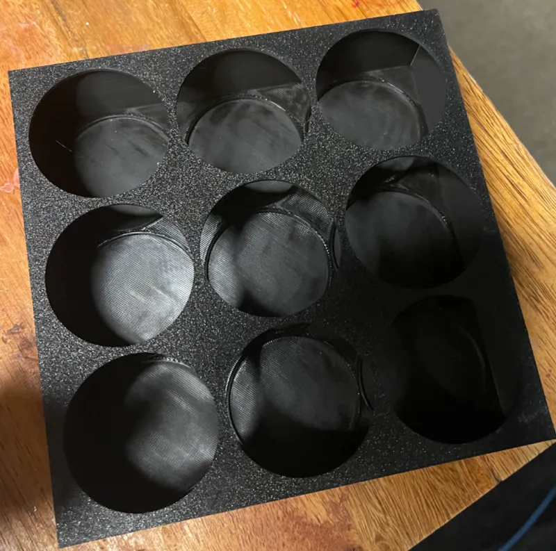 Paint Cup Rack (50mm) - One Piece