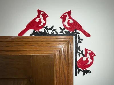 Cardinals Door / Window Corner