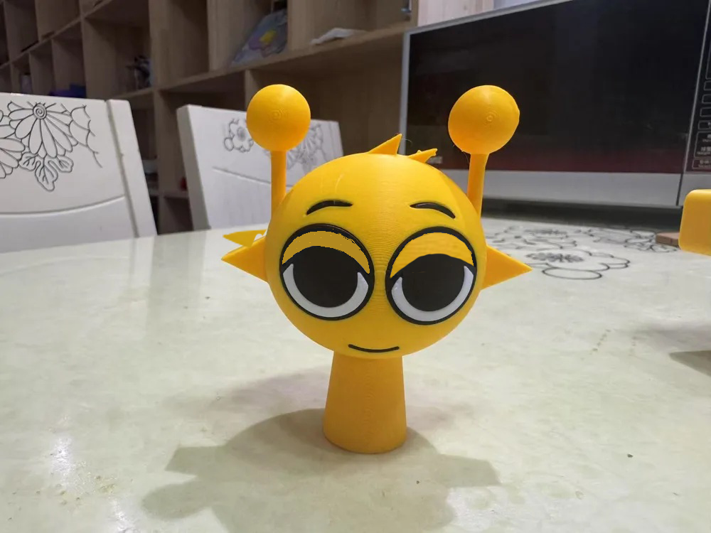 节奏盒子（Sprunki）游戏3D人物“西蒙Simon”（单色分盘打印拼装，不需要ams多色打印）