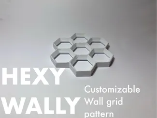 HexyWally -Hexagon shaped wall grid-
