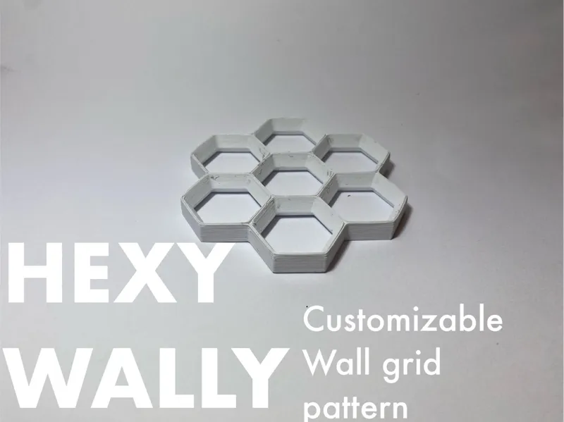 HexyWally -Hexagon shaped wall grid-