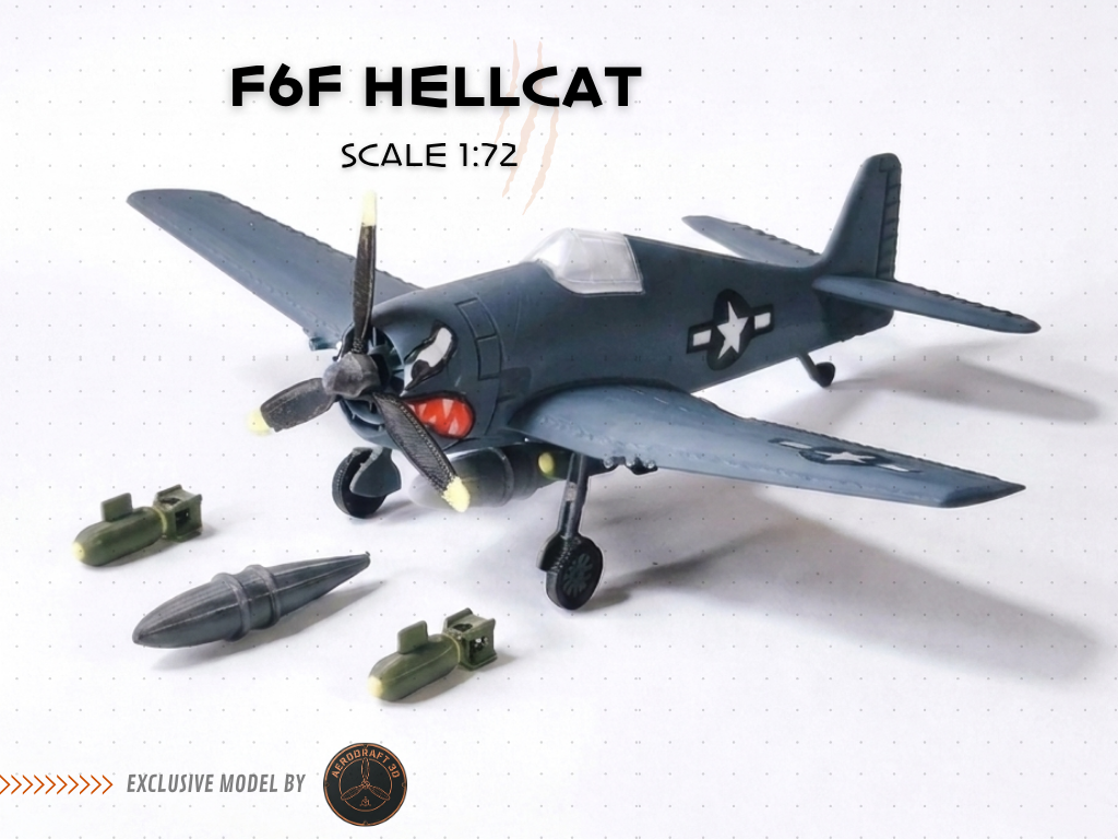 F6F Hellcat - 1:72 scale model