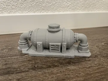 Escenografía en miniatura: Industrial Tank – Sci-Fi Scatter Terrain für 28–32 — vista de referencia 3