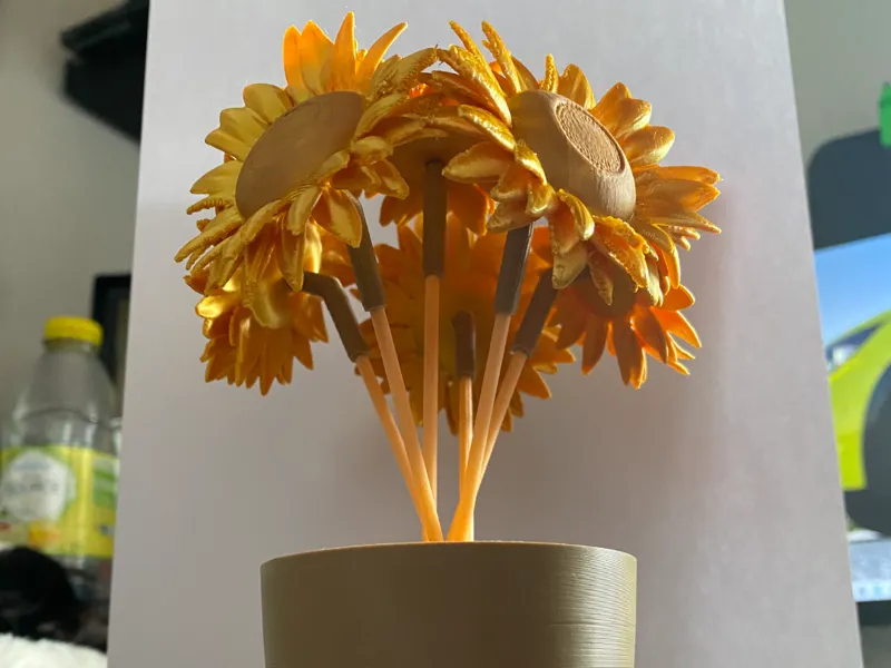 Diffuseur a bâtonnet tournesol 