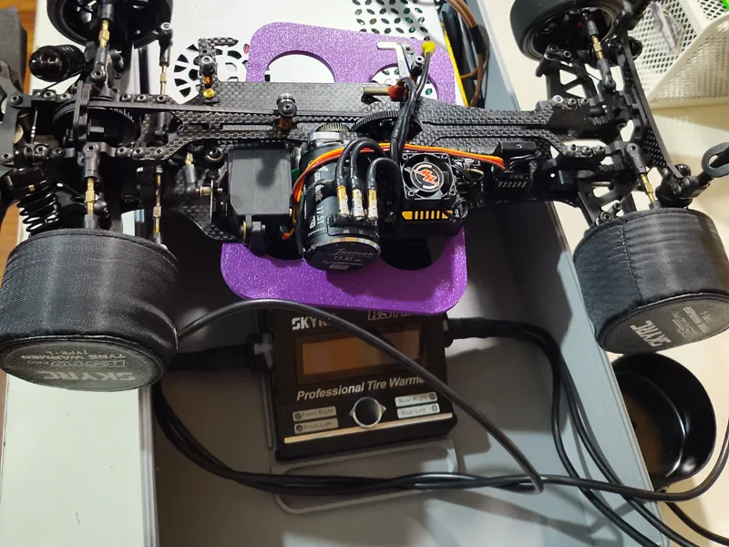 box scaldagomme e alimentatore RC