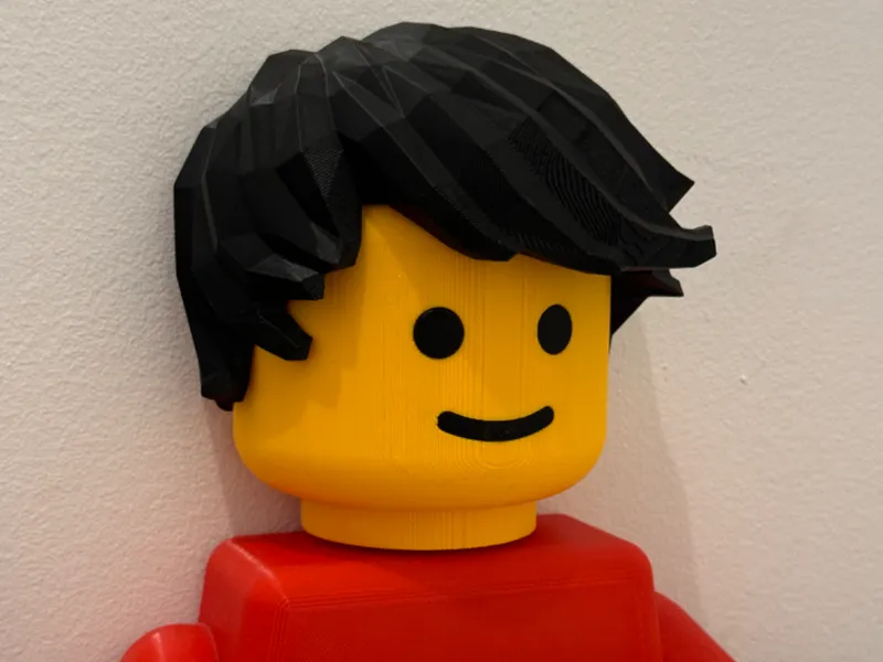 Brick Man Toilet Paper Holder - Hair