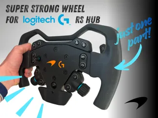 Logitech G RS Hub Mclaren Wheel - ALL IN ONE!